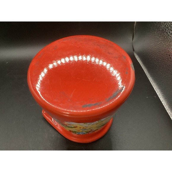 Vtg Turkish Enamelware Coffee Pot / Long Handled‎ Dipper Ladle Pouring Vessel - Picture 6 of 6